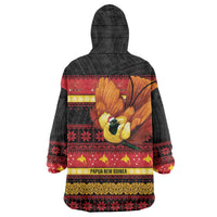 Papua New Guinea Christmas Wearable Blanket Hoodie Bikpela hamamas blong dispela Krismas - Polynesian Pride