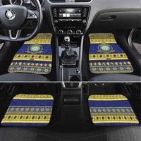 Niue Christmas Car Mats Monuina e Kilisimasi Hiapo Motifs - Polynesian Pride