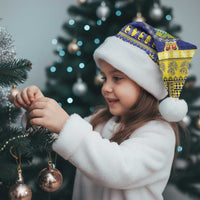 Niue Christmas Santa Hat Monuina e Kilisimasi Hiapo Motifs - Polynesian Pride