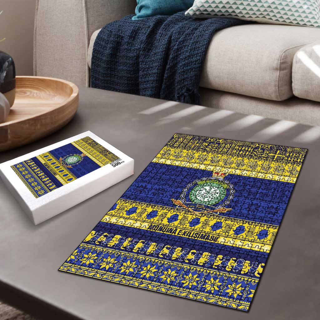 Niue Christmas Puzzle Monuina e Kilisimasi Hiapo Motifs - Polynesian Pride