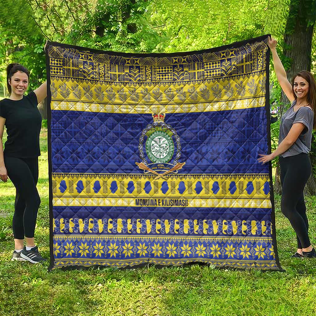 Niue Christmas Quilt Monuina e Kilisimasi Hiapo Motifs LT14 - Polynesian Pride