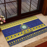 Niue Christmas Rubber Doormat Monuina e Kilisimasi Hiapo Motifs LT14 - Polynesian Pride
