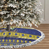 Niue Christmas Tree Skirt Monuina e Kilisimasi Hiapo Motifs LT14 - Polynesian Pride