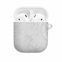 Tapu Fanau Ia Niue AirPods Case Happy White Sunday Unique Hiapo - Polynesian Pride