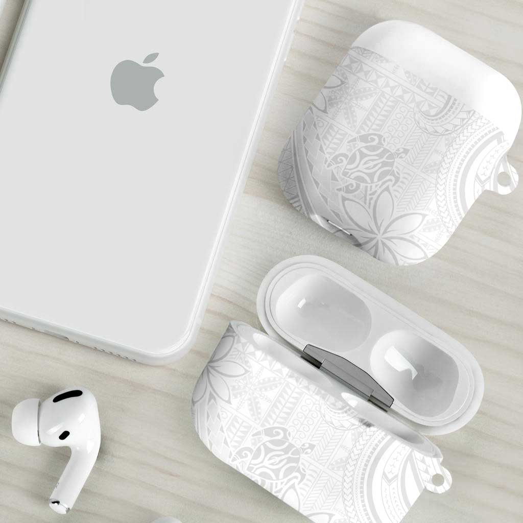 Tapu Fanau Ia Niue AirPods Case Happy White Sunday Unique Hiapo - Polynesian Pride