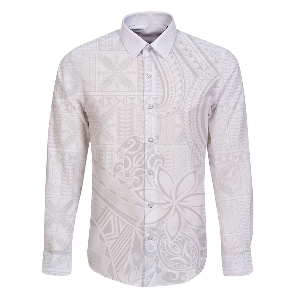 Tapu Fanau Ia Niue Family Matching Off The Shoulder Long Sleeve Dress and Hawaiian Shirt Happy White Sunday Unique Hiapo - Polynesian Pride