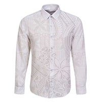 Tapu Fanau Ia Niue Family Matching Tank Maxi Dress and Hawaiian Shirt Happy White Sunday Unique Hiapo - Polynesian Pride