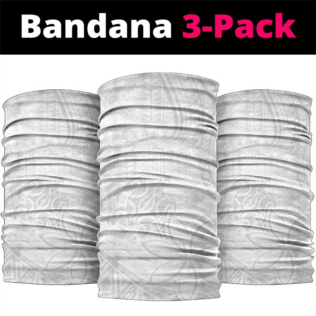 Tapu Fanau Ia Niue Neck Gaiter Happy White Sunday Unique Hiapo - Polynesian Pride