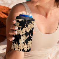 Vanuatu Cowboy 4 in 1 Can Cooler Tumbler Seamless Straw Hats Hibiscus - Polynesian Pride