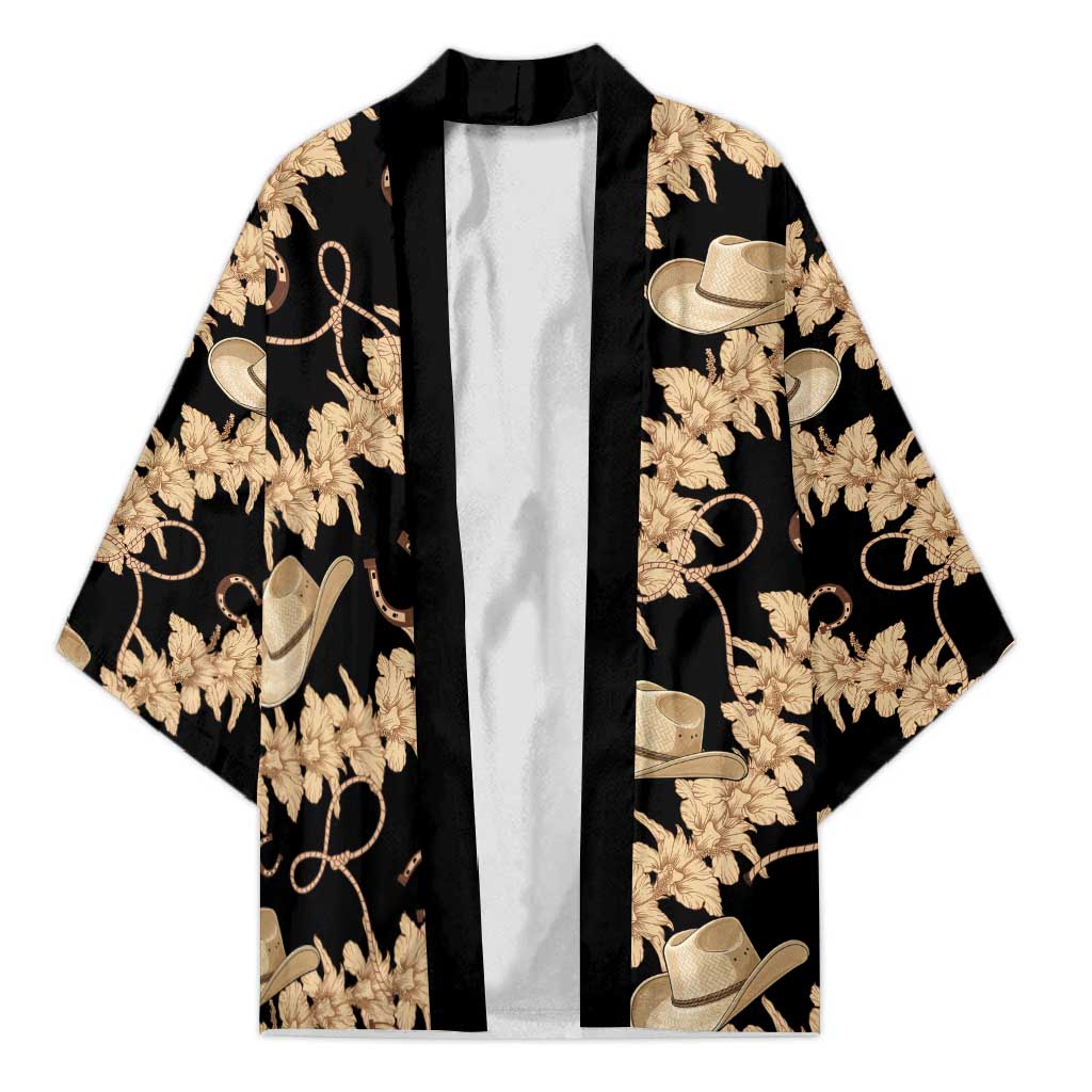 Vanuatu Cowboy Kimono Seamless Straw Hats Hibiscus - Polynesian Pride