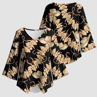 Vanuatu Cowboy Kimono Sleeve Blouse Seamless Straw Hats Hibiscus - Polynesian Pride