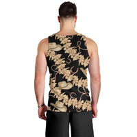 Vanuatu Cowboy Men Tank Top Seamless Straw Hats Hibiscus - Polynesian Pride