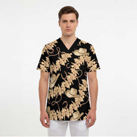 Vanuatu Cowboy Scrub Top Seamless Straw Hats Hibiscus - Polynesian Pride