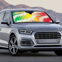 Vanuatu Cowboy Auto Sun Shade Straw Hats Hibiscus With Sand Drawing - Polynesian Pride