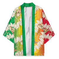 Vanuatu Cowboy Kimono Straw Hats Hibiscus With Sand Drawing - Polynesian Pride