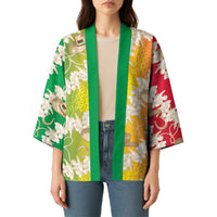 Vanuatu Cowboy Kimono Straw Hats Hibiscus With Sand Drawing - Polynesian Pride