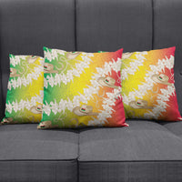 Vanuatu Cowboy Pillow Cover Straw Hats Hibiscus With Sand Drawing - Polynesian Pride