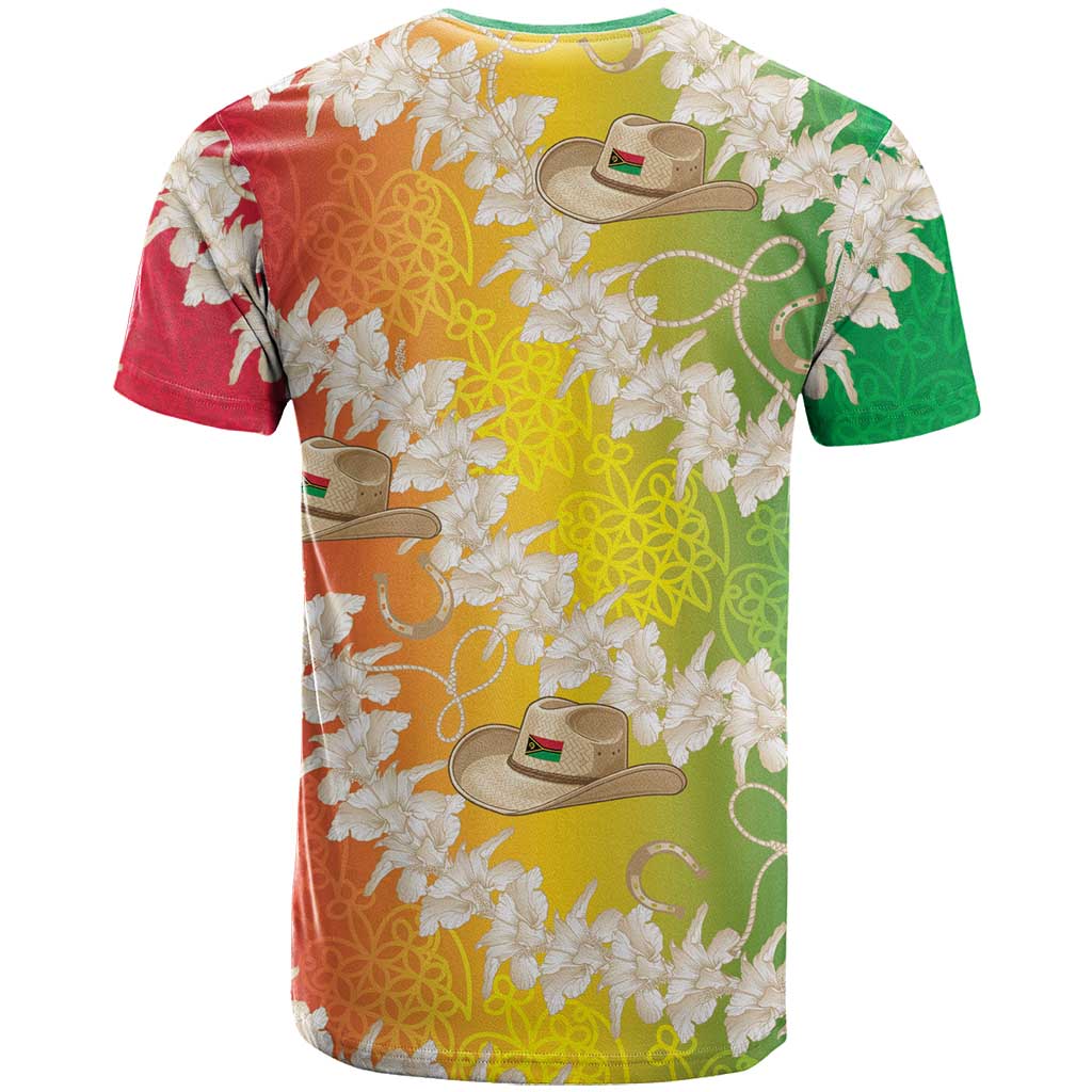 Vanuatu Cowboy T Shirt Straw Hats Hibiscus With Sand Drawing - Polynesian Pride