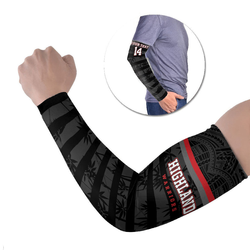 Fiji Naitasiri Rugby Custom Arm Sleeves Go Highland Warriors