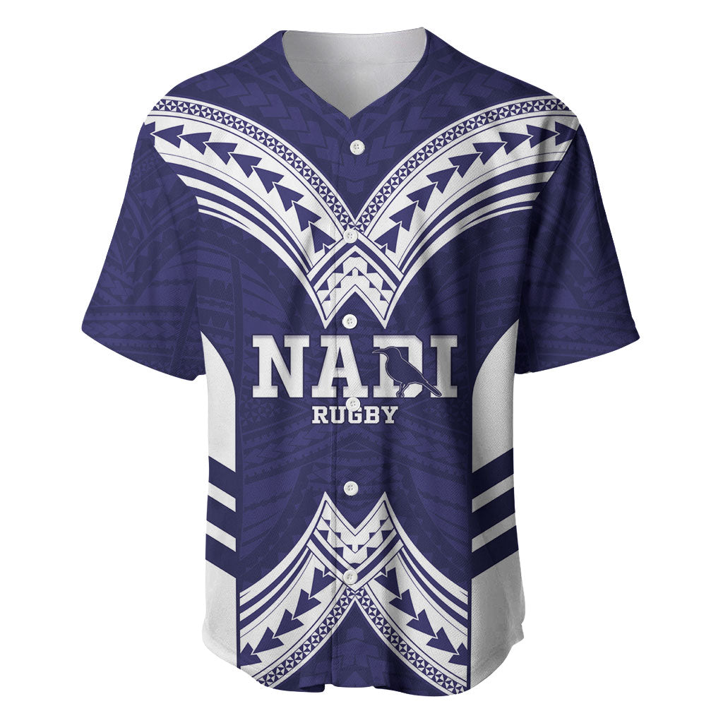 Fiji Nadi Rugby Custom Baseball Jersey Kikau O Nadi Ko