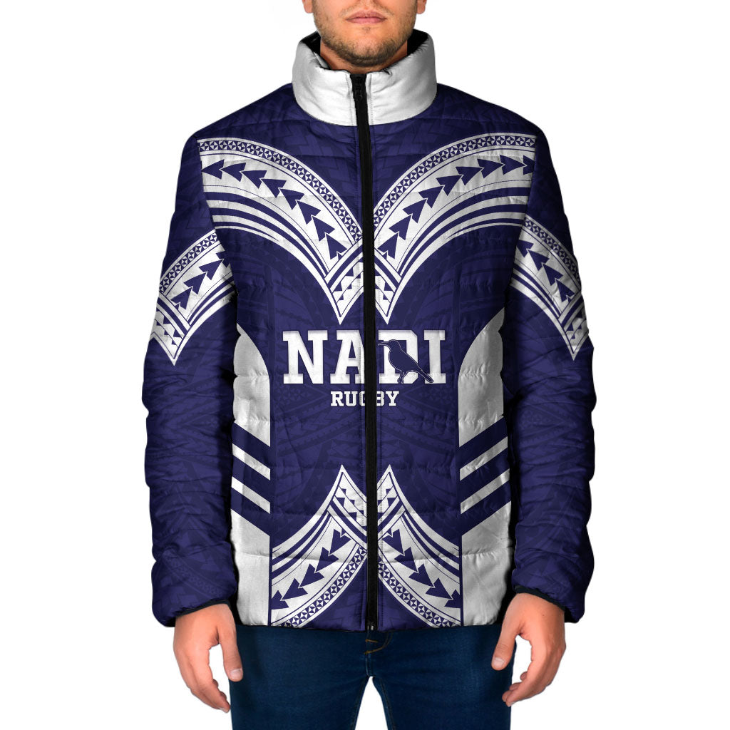 Fiji Nadi Rugby Custom Padded Jacket Kikau O Nadi Ko