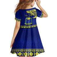 Personalised Fiji Natabua High School Family Matching Tank Maxi Dress and Hawaiian Shirt Fijian Tapa Pattern LT14 - Polynesian Pride