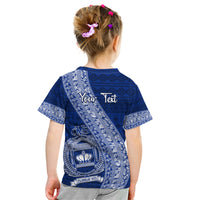 Personalised Fiji Queen Victoria School Kid T Shirt Fijian Tapa Pattern LT14 - Polynesian Pride