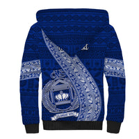 Personalised Fiji Queen Victoria School Sherpa Hoodie Fijian Tapa Pattern LT14 - Polynesian Pride
