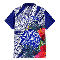 Personalised Samoana High School Family Matching Mermaid Dress and Hawaiian Shirt American Samoa Schools Polynesian Tropical Flowers LT14 - Polynesian Pride