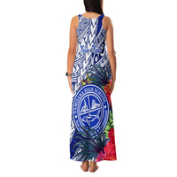 Personalised Samoana High School Family Matching Tank Maxi Dress and Hawaiian Shirt American Samoa Schools Polynesian Tropical Flowers LT14 - Polynesian Pride