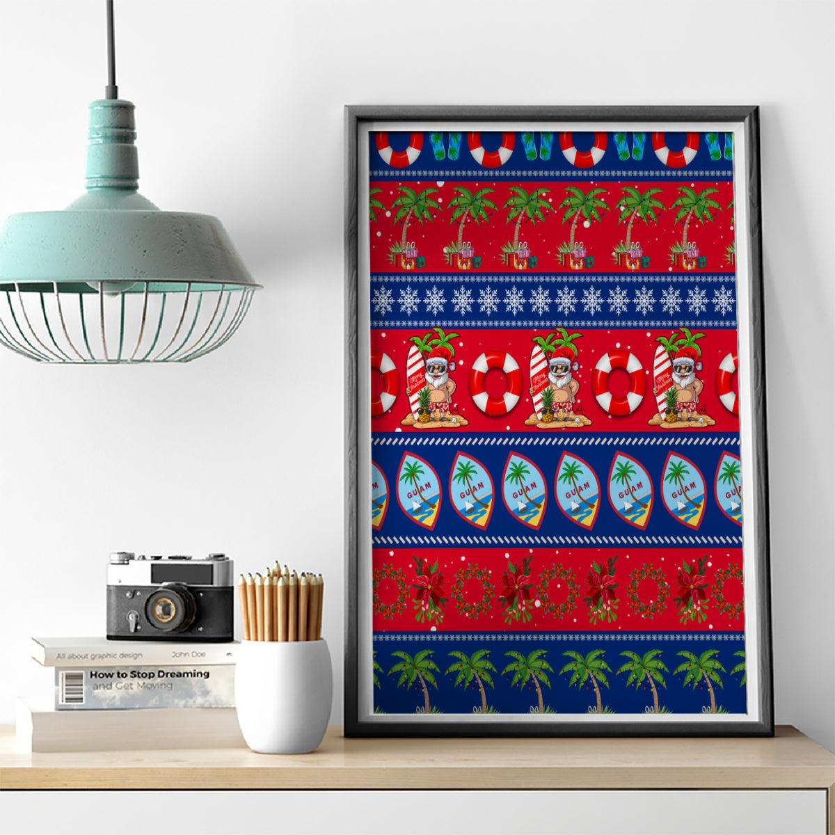 Guam Christmas Canvas Wall Art Felis Pasgua LT14 - Polynesian Pride