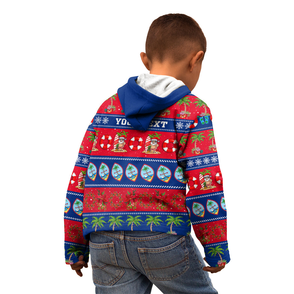 Personalised Guam Christmas Kid Hoodie Felis Pasgua LT14 - Polynesian Pride