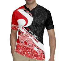 Toitu Te Tiriti Me Te Whakaputanga Rugby Jersey Maori Wahaika With Haka Face