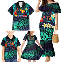 Personalised Pasifika Festival Auckland Family Matching Mermaid Dress and Hawaiian Shirt 2024 Pacific Islands Polynesian Pattern LT14 - Polynesian Pride
