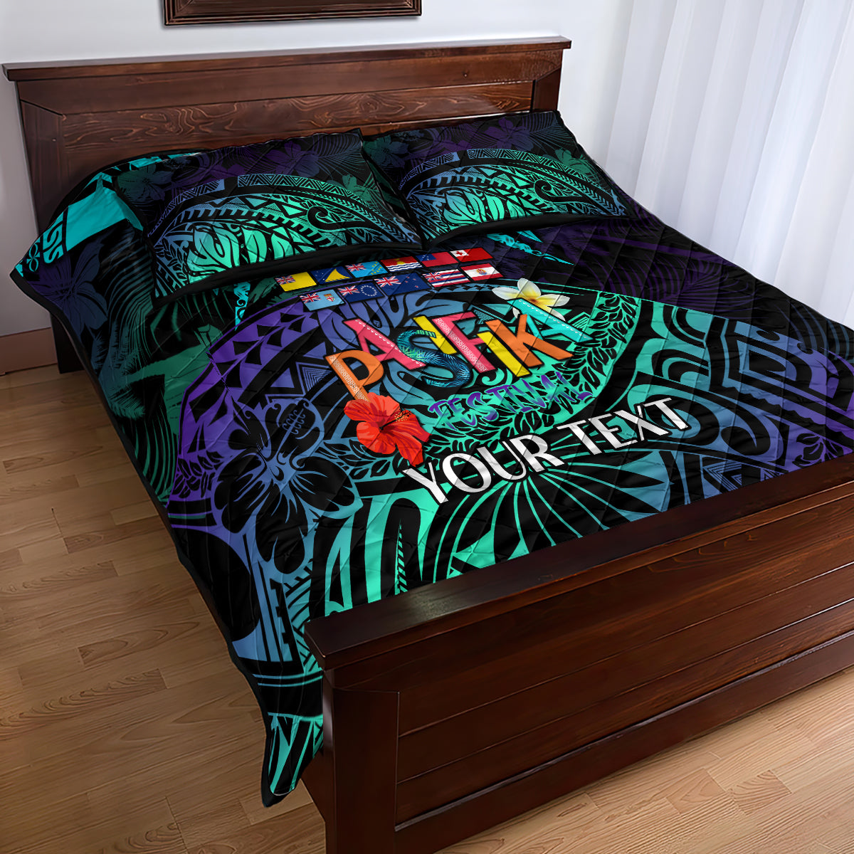 Personalised Pasifika Festival Auckland Quilt Bed Set 2024 Pacific Islands Polynesian Pattern LT14 - Polynesian Pride