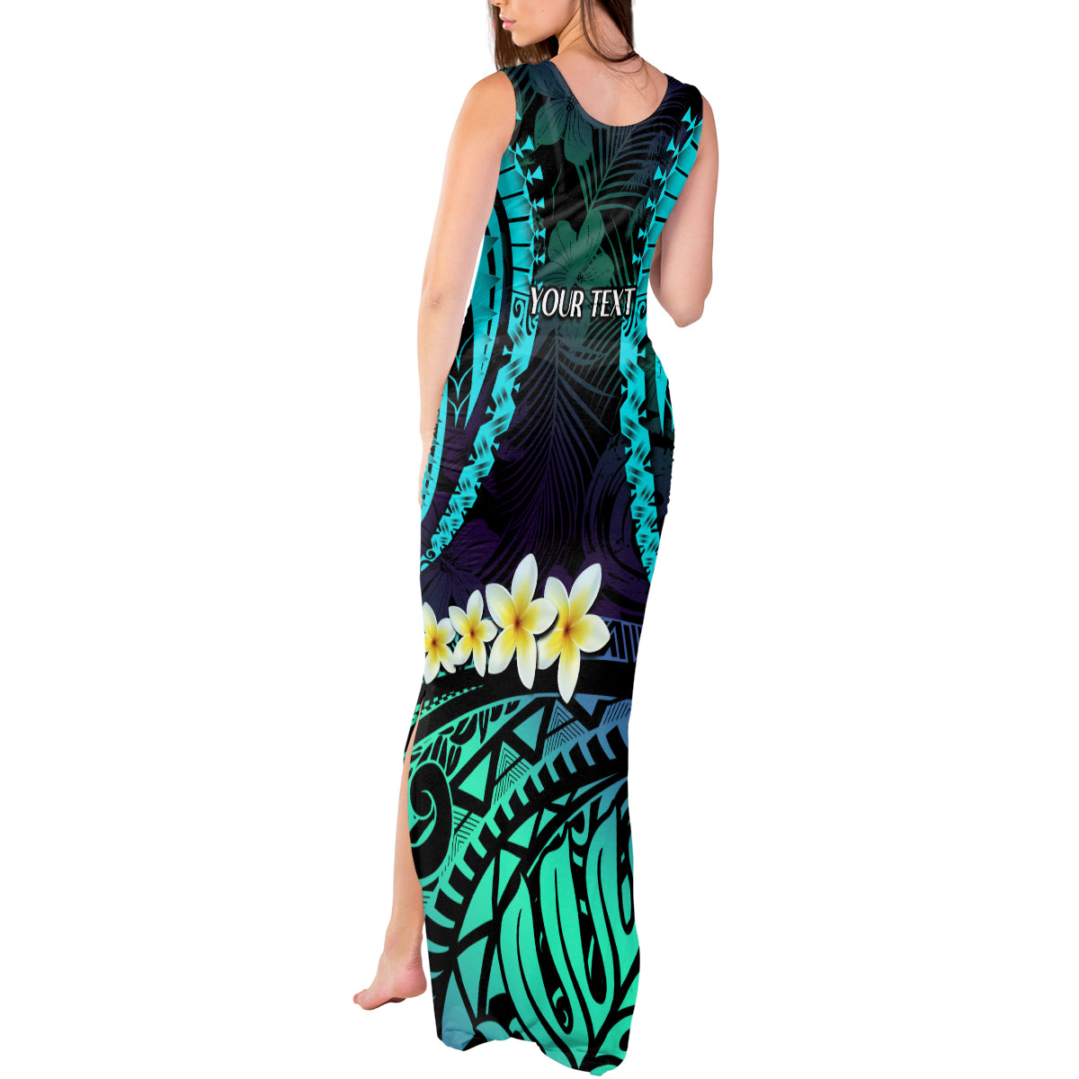 Personalised Pasifika Festival Auckland Tank Maxi Dress 2024 Pacific Islands Polynesian Pattern LT14 - Polynesian Pride