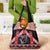 Toitu Te Tiriti O Waitangi Grocery Bag Maori Wharenui With Taniko Motifs