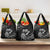 New Zealand 1840 Waitangi Day Grocery Bag Aotearoa Haka Mask - Black Version