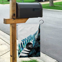 New Zealand Lawn Bowls Custom Garden Flag Aotearoa Silver Fern Paua Shell LT14 - Polynesian Pride