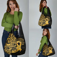 Polynesia Bone Cancer Awareness Grocery Bag Fight Warriors