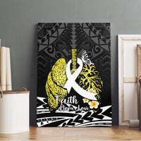 Polynesia World Lung Cancer Day Canvas Wall Art Faith Hope Love