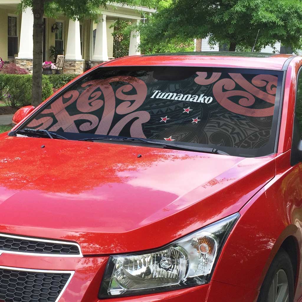 New Zealand Mangopare Tamanako Auto Sun Shade Aotearoa Maori - Polynesian Pride
