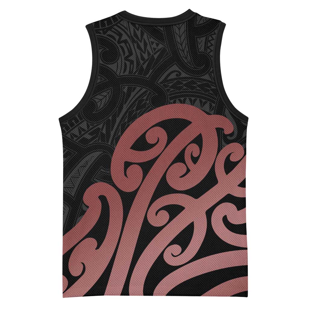 New Zealand Mangopare Tamanako Basketball Jersey Aotearoa Maori - Polynesian Pride