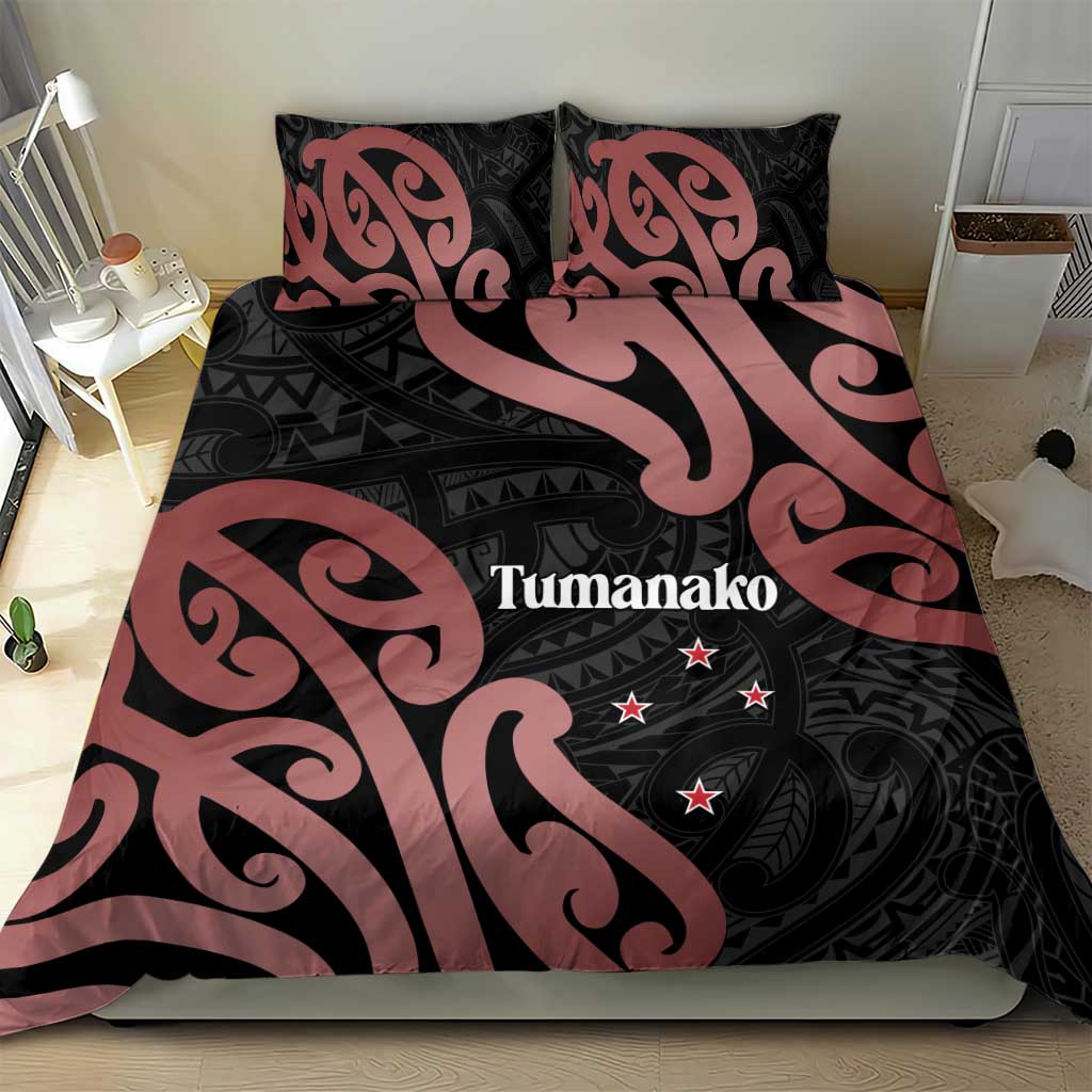 New Zealand Mangopare Tamanako Bedding Set Aotearoa Maori