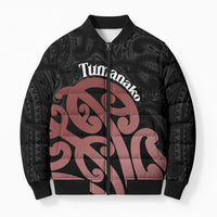 New Zealand Mangopare Tamanako Bomber Puffer Jacket Aotearoa Maori - Polynesian Pride