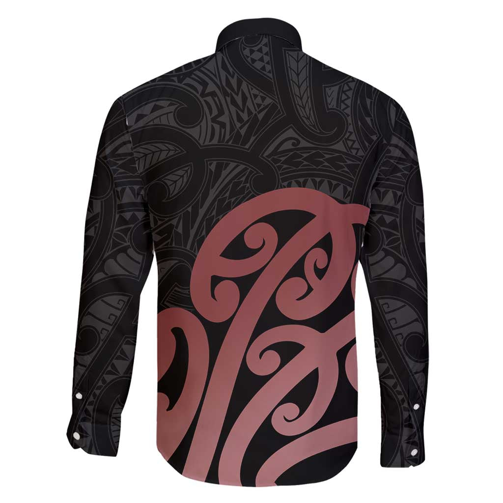 New Zealand Mangopare Tamanako Family Matching Long Sleeve Bodycon Dress and Hawaiian Shirt Aotearoa Maori