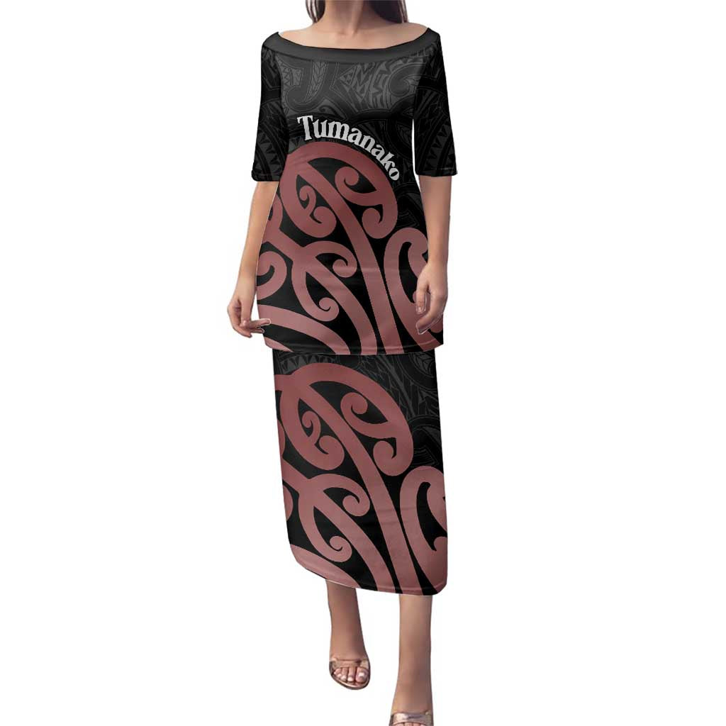 New Zealand Mangopare Tamanako Family Matching Puletasi and Hawaiian Shirt Aotearoa Maori