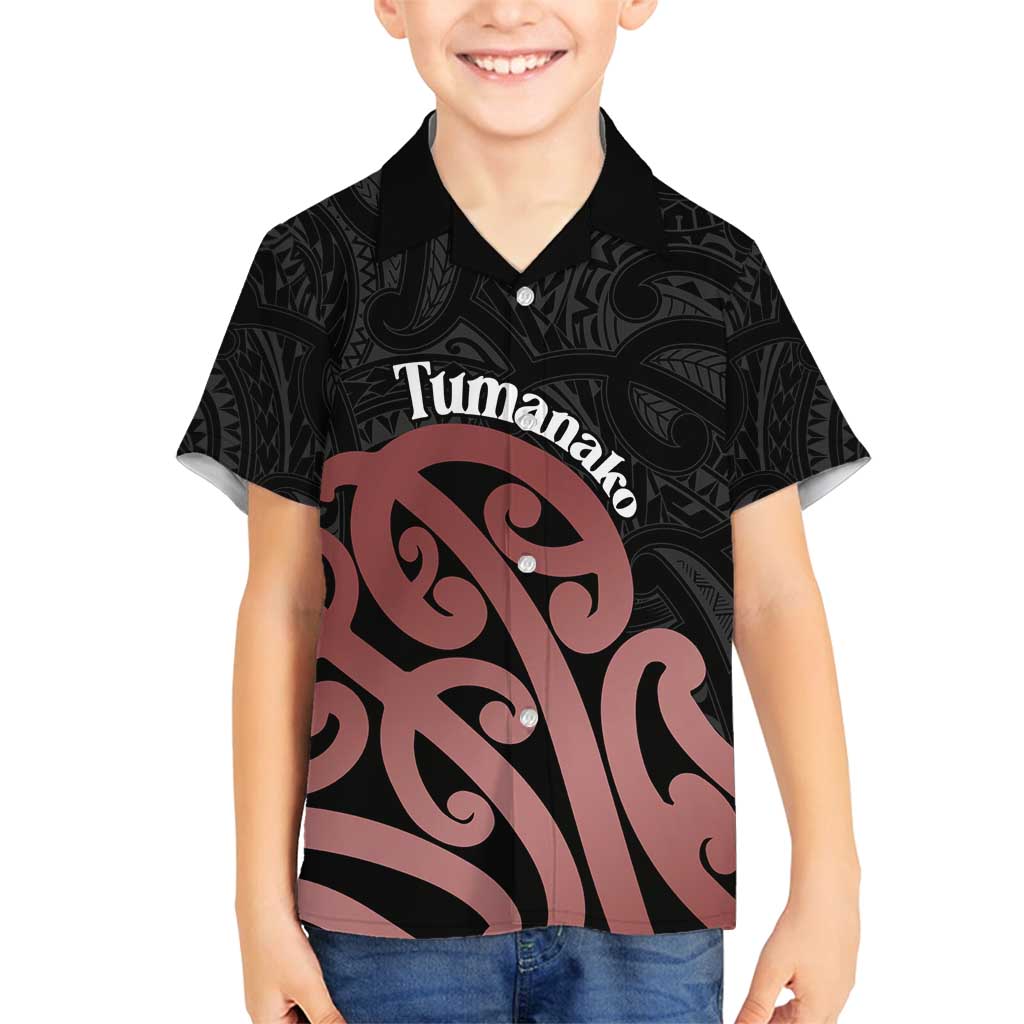 New Zealand Mangopare Tamanako Family Matching Summer Maxi Dress and Hawaiian Shirt Aotearoa Maori