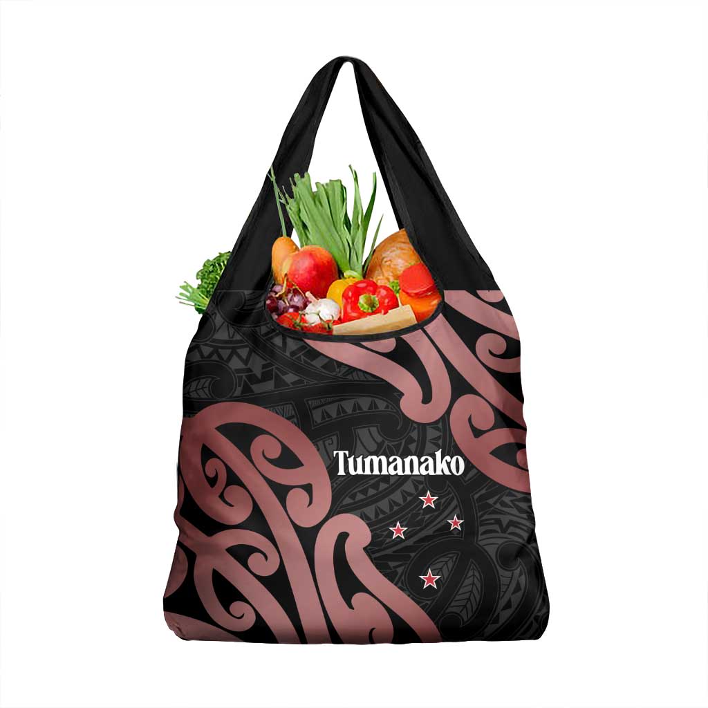 New Zealand Mangopare Tamanako Grocery Bag Aotearoa Maori