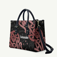 New Zealand Mangopare Tamanako Leather Bag Aotearoa Maori - Polynesian Pride